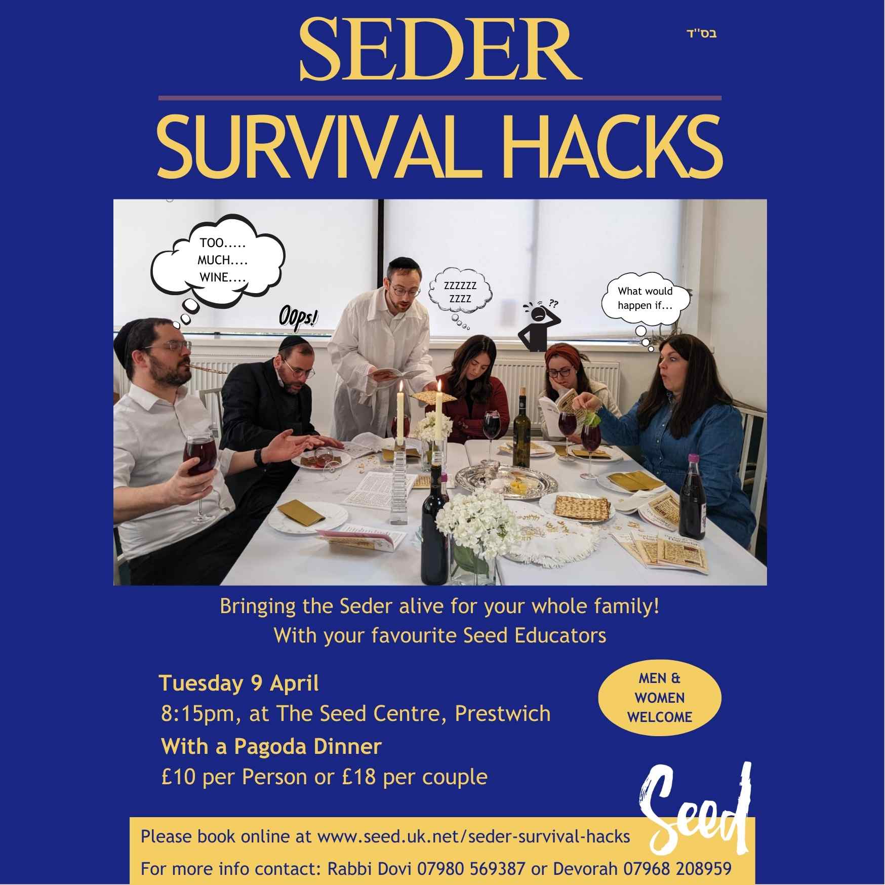 Read more about the article Seder Survival Hacks