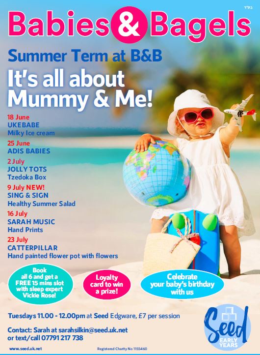 Read more about the article Babies & Bagels Edgware – Summer Term