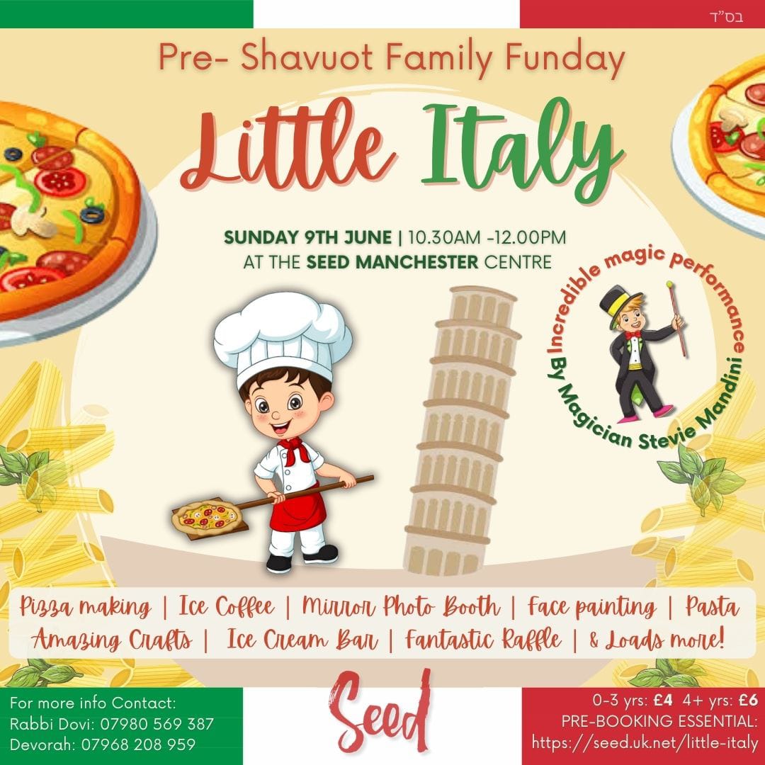 You are currently viewing Little Italy Pre-Shavuot Funday