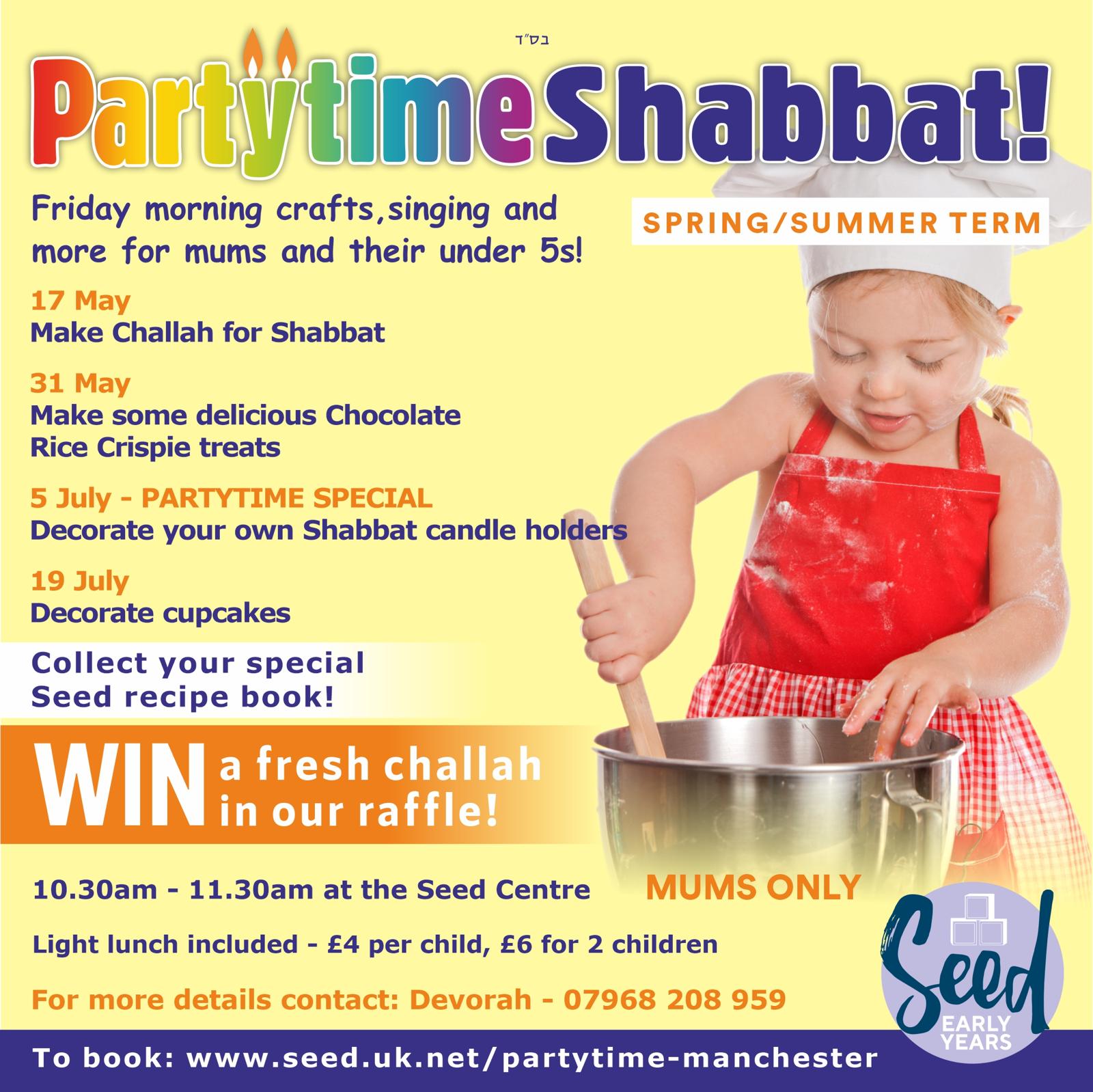 Read more about the article Partytime Shabbat Manchester – Summer Term
