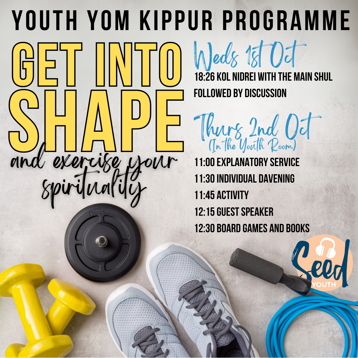 You are currently viewing Youth Yom Kippur at Seed Shul