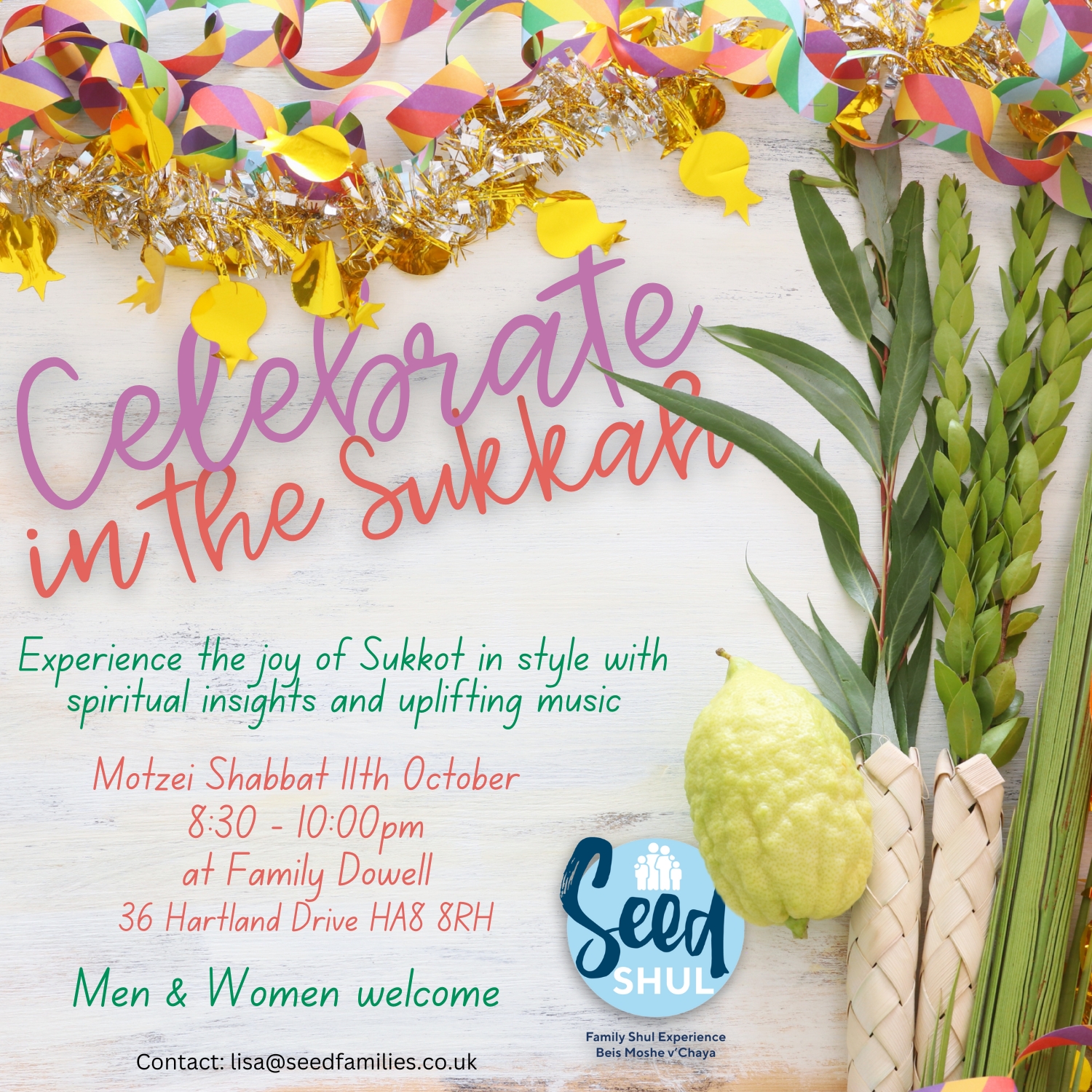 You are currently viewing Celebrate in the Sukkah
