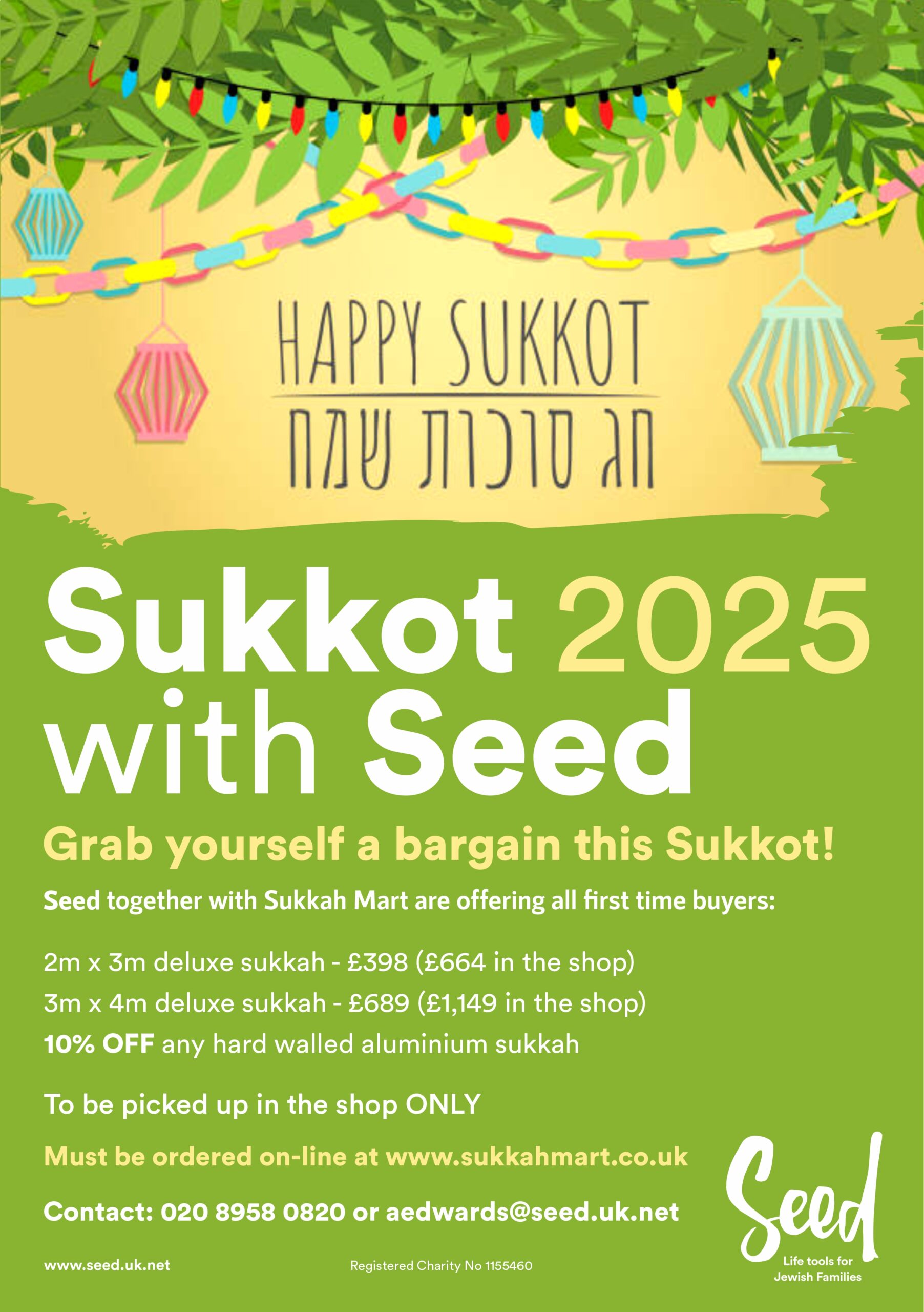 Read more about the article Sukkot 2025 with Seed