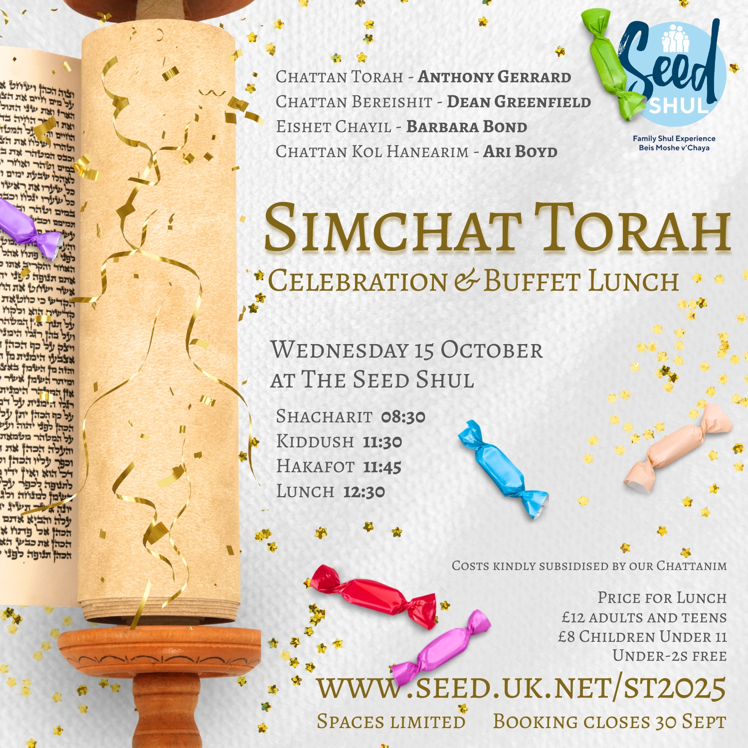 Read more about the article Simchat Torah Lunch 2025