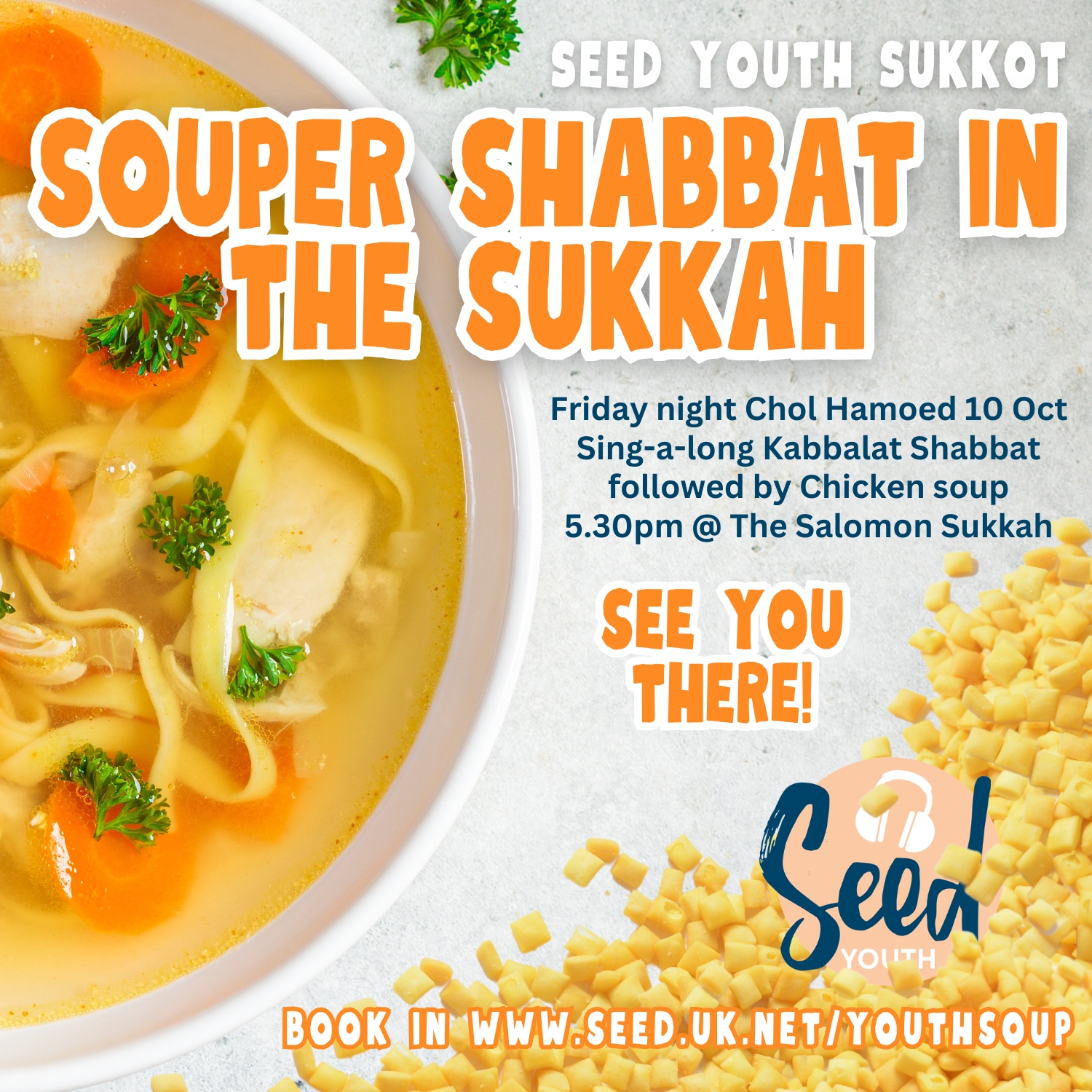 Read more about the article Youth Souper Shabbat in the Sukkah
