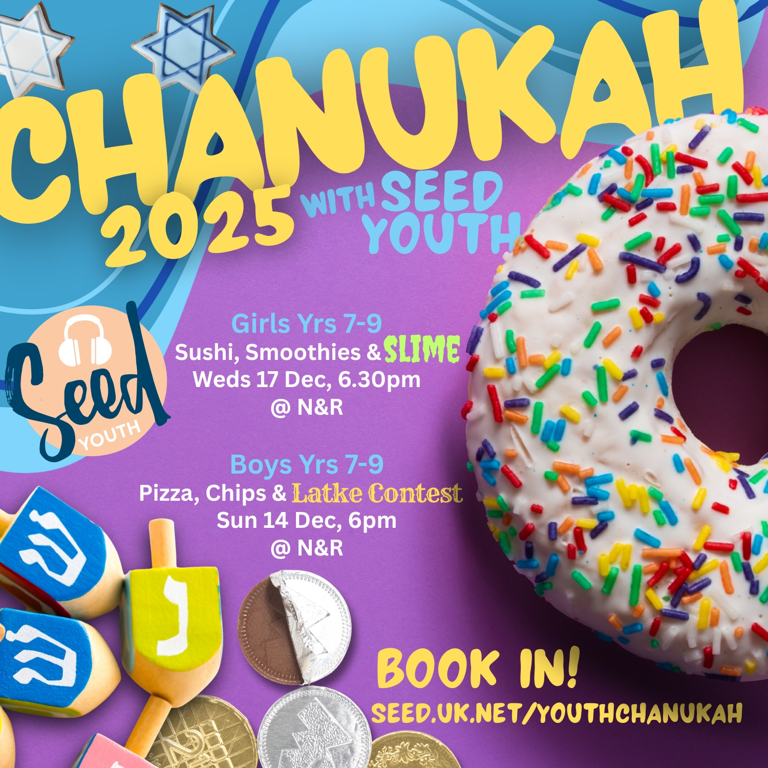 You are currently viewing Youth Chanukah parties