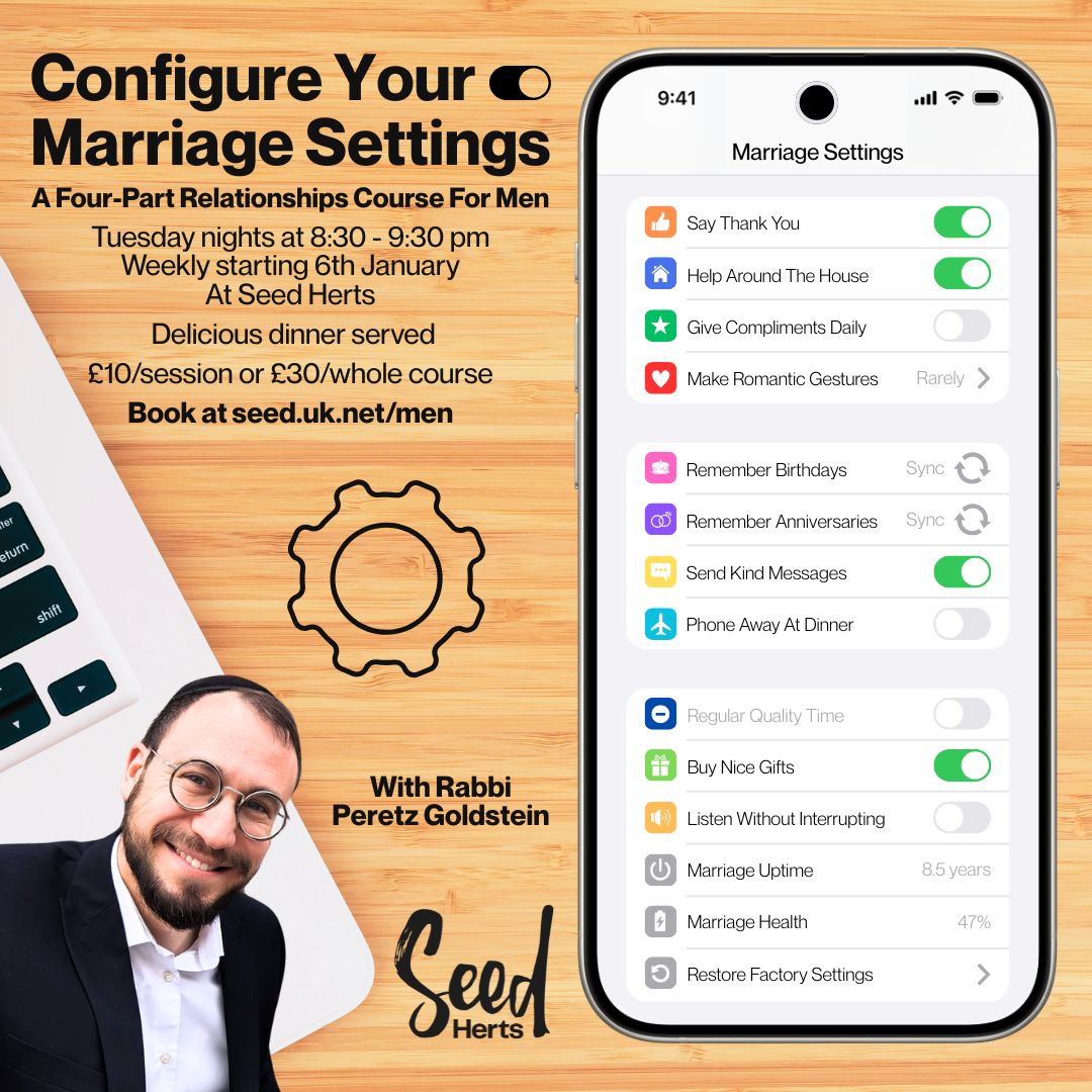 Read more about the article Relationships Course For Men (Herts) – Starting 6th Jan 2026