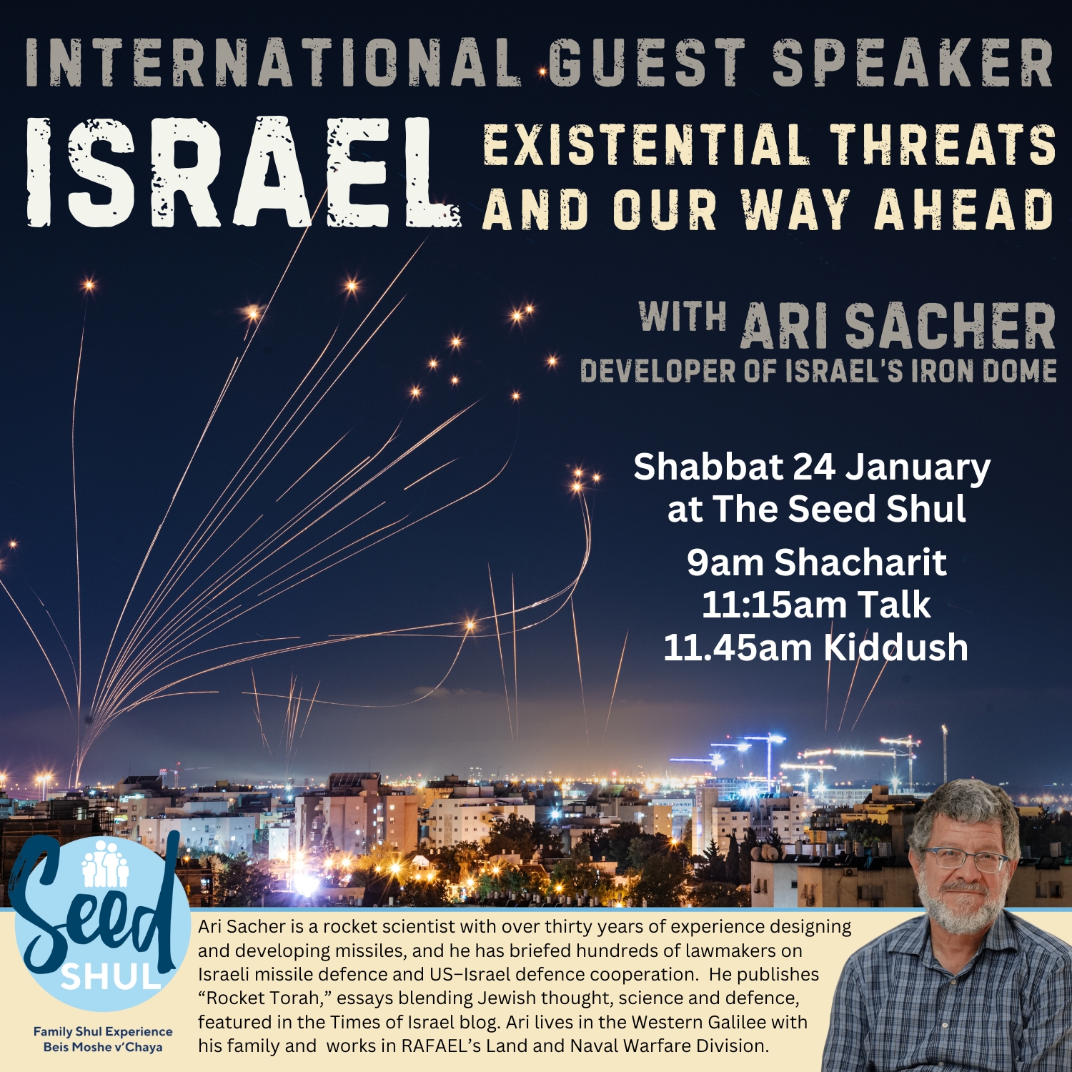 You are currently viewing Ari Sacher at The Seed Shul
