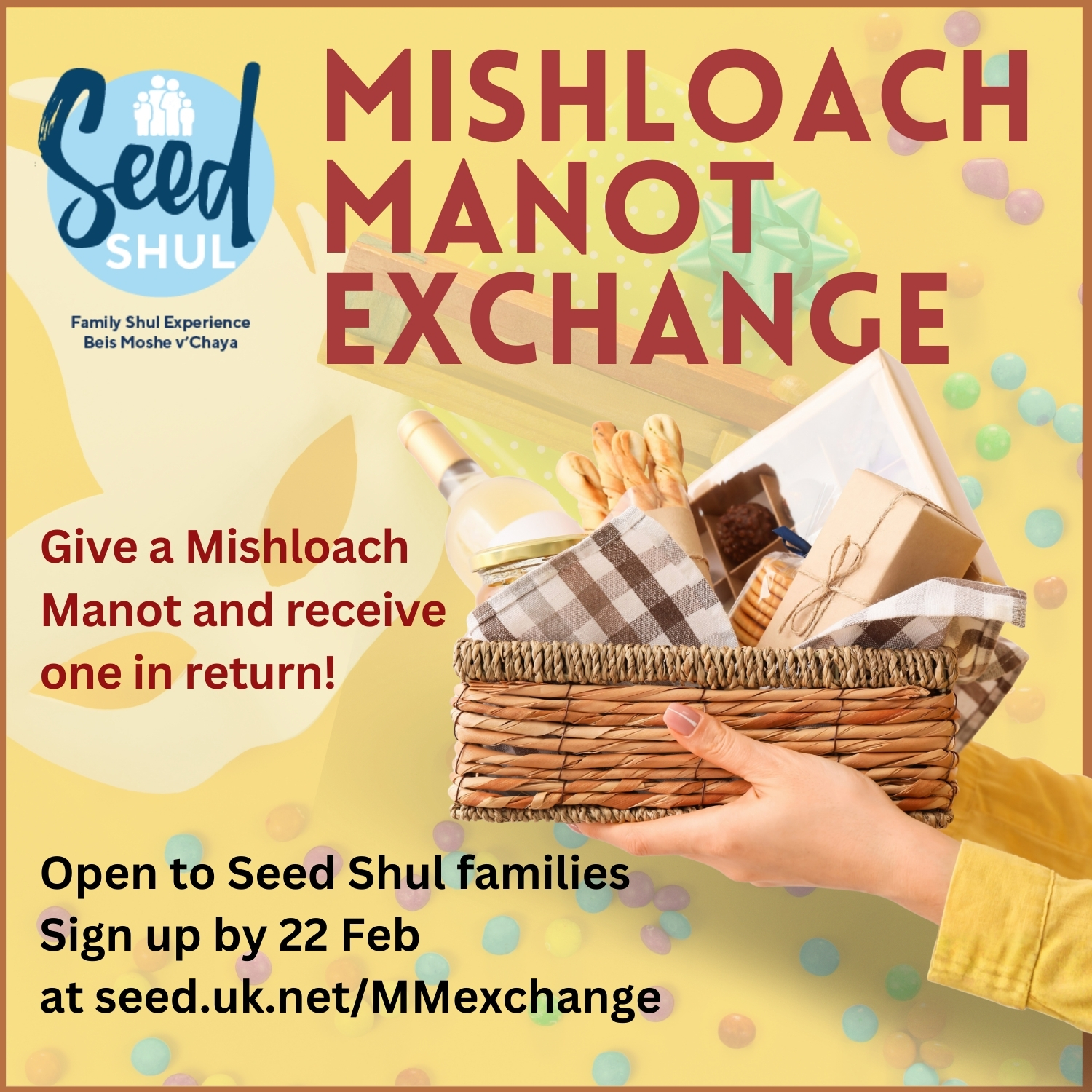 Read more about the article Seed Shul Mishloach Manot Exchange